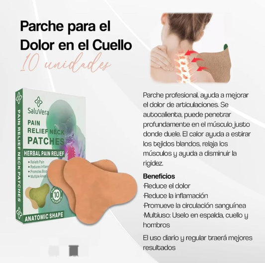 NUEVOS PARCHES PARA DOLOR DE CUELLO X 10